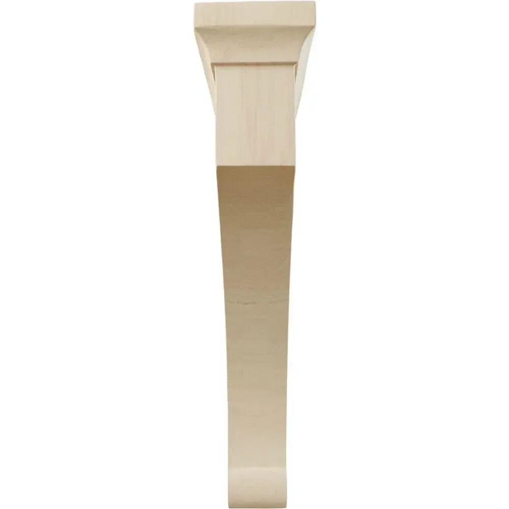 NWT Ekena Millwork Extra Large Gomez Wood Brackets, Rubberwood (4-Pack)